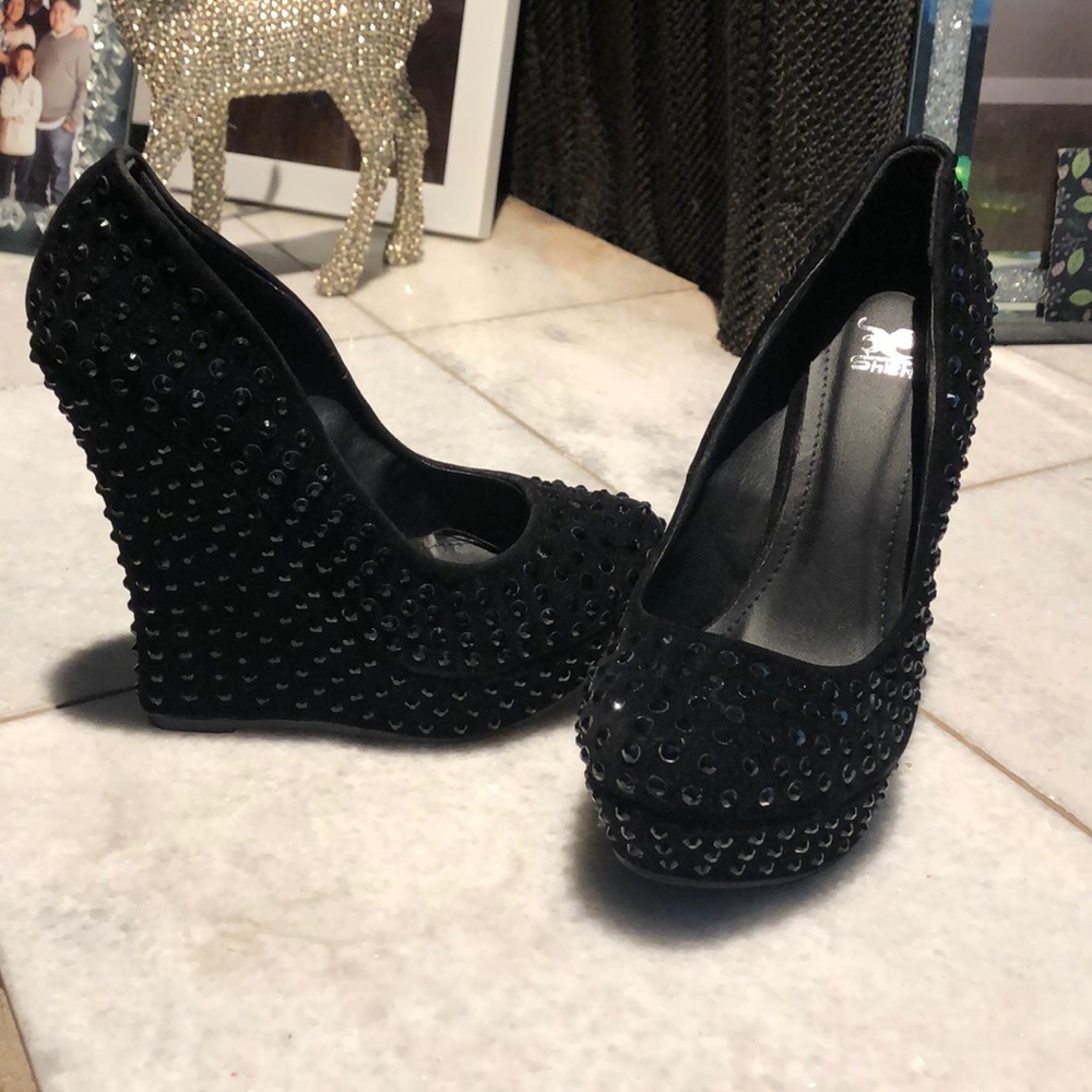 Black high heels